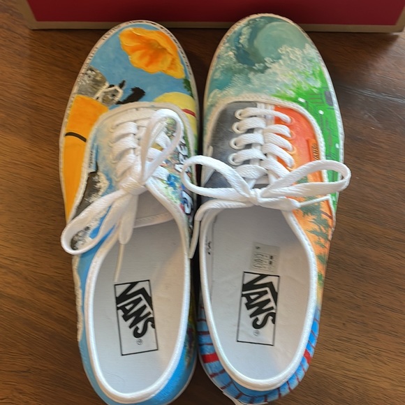 NEW custom painted Authentic Vans California theme - Picture 6 of 12